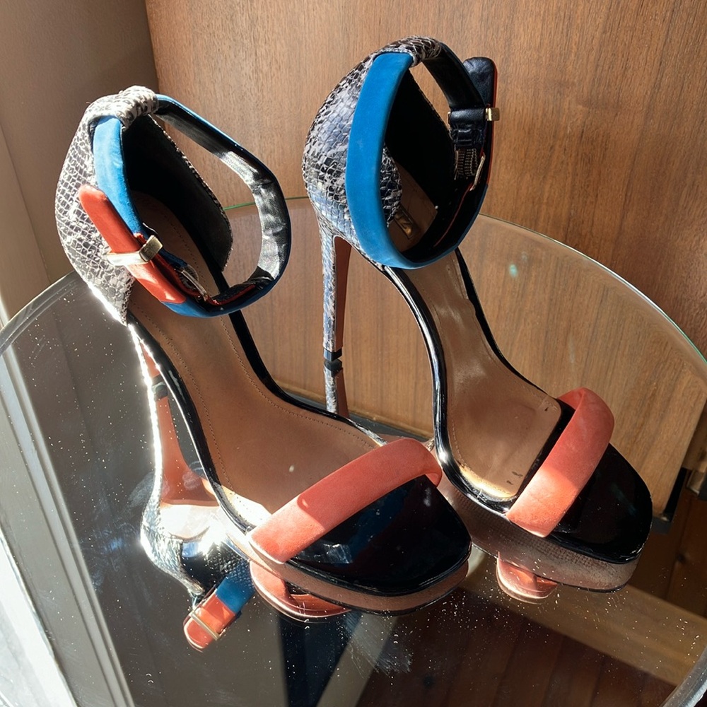 Schultz multi coloured heels